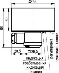 Габариты ISB DT11A5-01G-R35E-L